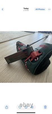 2002 Titleist Scotty Cameron Holiday Putter. Mint Unused Headcover/divot