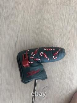 2002 Titleist Scotty Cameron Holiday Putter. Mint Unused Headcover/divot