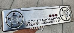 2018 Scotty Cameron Select Newport 2 RH 35 Putter With Studio Design Grip
