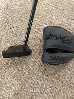 2021 Titleist Scotty Cameron Triple Black 9.5 Putter Limited Edition