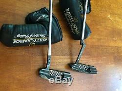 (2) Scotty Cameron Teryllium Putters 34 and 35.5 in. Sante Fe and Newport 2