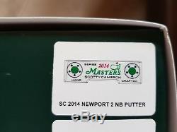 Brand New Scotty Cameron 2014 Masters Newport 2 Notchback Ground Release Putter