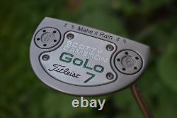 Custom Engraved Scotty Cameron Titleist Golo 7 Mallet Putter 35 $ Make it Rain