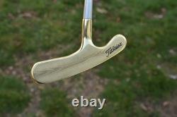 Custom Gold Scotty Cameron SC Titleist Bullseye Flange Putter + HC Engraved Car