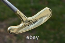 Custom Gold Scotty Cameron SC Titleist Bullseye Flange Putter + HC Engraved Car