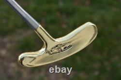 Custom Gold Scotty Cameron SC Titleist Bullseye Flange Putter + HC Engraved Car