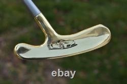 Custom Gold Scotty Cameron SC Titleist Bullseye Flange Putter + HC Engraved Car