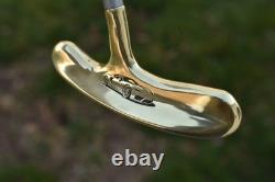Custom Gold Scotty Cameron SC Titleist Bullseye Flange Putter + HC Engraved Car