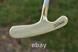 Custom Gold Scotty Cameron SC Titleist Bullseye Flange Putter + HC Engraved Car