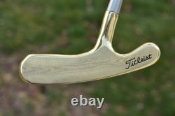 Custom Gold Scotty Cameron SC Titleist Bullseye Flange Putter + HC Engraved Car