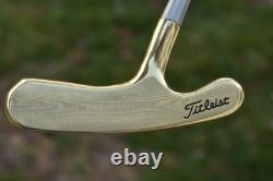 Custom Gold Scotty Cameron SC Titleist Bullseye Flange Putter + HC Engraved Car