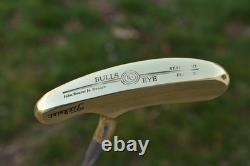 Custom Gold Scotty Cameron SC Titleist Bullseye Flange Putter + HC Engraved Car