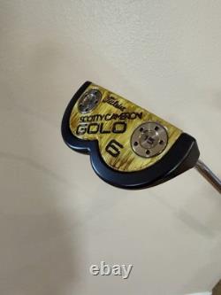Custom Scotty Cameron GoLo 6 woodgrain finish mid Mallet Putter RH 34