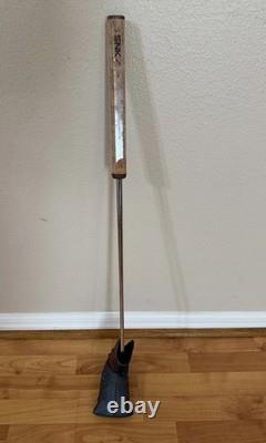 Custom Scotty Cameron GoLo 6 woodgrain finish mid Mallet Putter RH 34