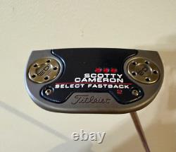 Custom Scotty Cameron Select Fastback 2 RH Gunmetal Matte Finish FLUX Grip 33 Custom Scotty Cameron Select Fastback 2 RH Gunmetal Matte Finish FLUX Grip 33