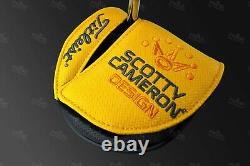 Custom Titleist Scotty Cameron Phantom X 5 Golf Putter X5 Gold Cash Edition