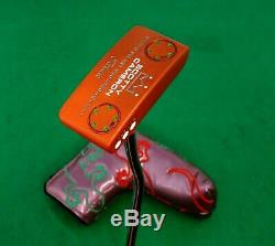 Deep Orange Cerakote Scotty Cameron Studio Select Squareback No. 1 Putter