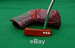 Deep Orange Cerakote Scotty Cameron Studio Select Squareback No. 1 Putter