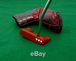 Deep Orange Cerakote Scotty Cameron Studio Select Squareback No. 1 Putter