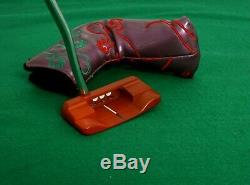 Deep Orange Cerakote Scotty Cameron Studio Select Squareback No. 1 Putter