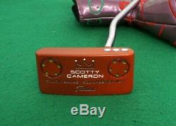 Deep Orange Cerakote Scotty Cameron Studio Select Squareback No. 1 Putter