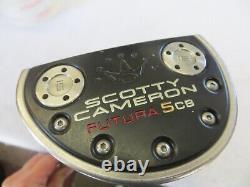 Left Handed Titleist Scotty Cameron Futura 5 Cb Putter Cameron Steel 34 Mens