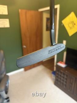 MINT! Titleist Scotty Cameron Triple Black B3 Santa Fe Putter 35 EXTRAS