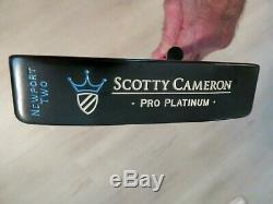 Mint Custom Scotty Cameron Pro Platinum Newport Two Putter-new Pistolero Grip