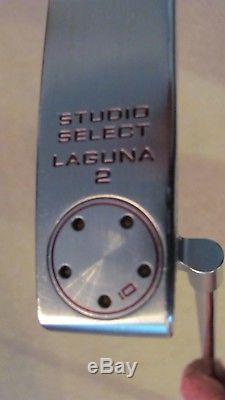 Mint Scotty Cameron Studio Select Laguna 2 Putter Scotty Grip & Hc -34.5 -rh