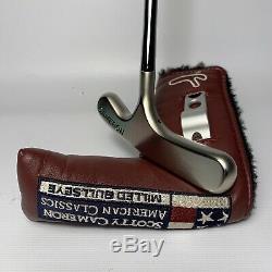 NEW Scotty Cameron Bullseye Titleist Blade Putter With Cover & Divot Tool RARE