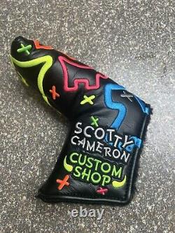 NEW Scotty Cameron Newport Titleist Custom Junkyard Dog Neon Putter Headcover