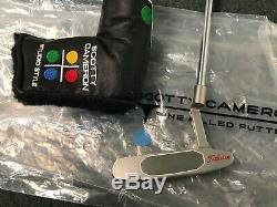 NEW Titleist Scotty Cameron Studio Style Newport 2 34 WithHead cover