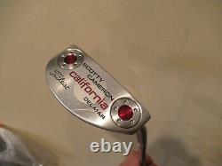 NICE CLEAN TITLEIST SCOTTY CAMERON CALIFORNIA DEL MAR PUTTER 35 With HEAD COVER