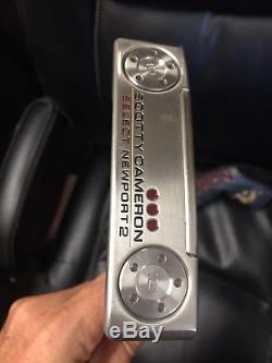New 2018 Titleist Scotty Cameron Select Newport 2. 35 Putter RH With Cover