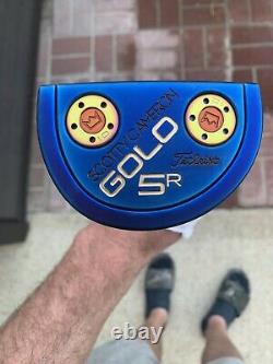 New Custom Cobalt PVD Titleist Scotty Cameron Golo 5R Weld Neck Putter