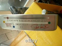 New Dl3 Davis Love Scotty Cameron Newport Titleist Putter Gip With Head Cover