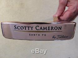 New Rare Spectacular Scotty Cameron Copper Santa Fe Putter Grip In Plastic