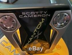 New Scotty Cameron Phantom X 7.5 34 Inch Putter & Cover Titleist