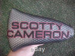 New Scotty Cameron Select Round Back 34 Inch Putter & Cover Titleist Roundback