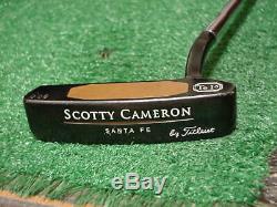 Nice Titleist Scotty Cameron Teryllium Tei3 Santa Fe Putter 34 inch