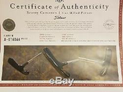 RARE PRE-TITLEIST CLASSIC III BULLSEYE PUTTER REVERSE SOLE ENGRAVING With COA