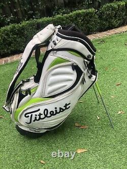 RARE Titleist Caddy Golf Bag Scotty Cameron Leather Stand Staff Japan Tour Only