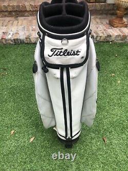 RARE Titleist Caddy Golf Bag Scotty Cameron Leather Stand Staff Japan Tour Only