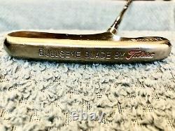 RARE Titleist Scotty Cameron Bullseye Blade Putter, 34.25 Steel Shaft