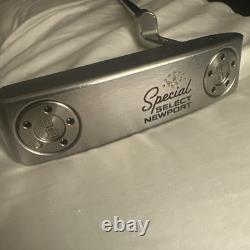 RH Titleist Scotty Cameron Special Select Newport 35 Blade Putter + HC
