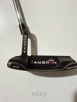 Rare 340G Scotty Cameron Black Studio Stainless Newport Beach 35