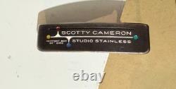 Rare 340G Scotty Cameron Black Studio Stainless Newport Beach 35