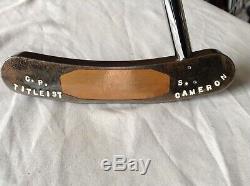 Rare Titleist Scotty Cameron Tour Issue S. Cameron Handmade Putter