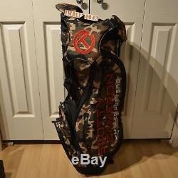 SCOTTY CAMERON Camo Stand Bag Titleist Circle T CT Red Staff Carry New