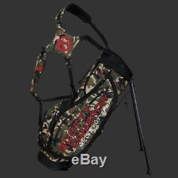 SCOTTY CAMERON Camo Stand Bag Titleist Circle T CT Red Staff Carry New